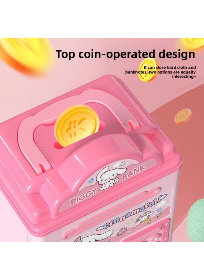Generic 2024 Children's Piggy Bank Boy Monitor Vs Toilet Man Only Can't Enter Savings Password Safe-Color:♛[culomi] Swipe Card/fingerprint/children's Songs—ancient Poems—english* Rechargeable Version  - Image 5