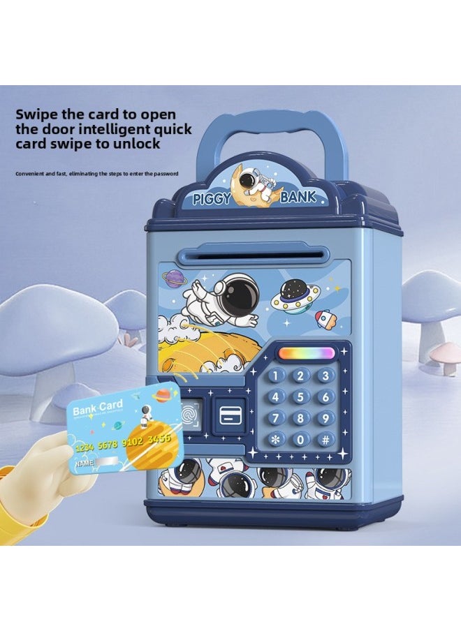 Generic 2024 Children's Piggy Bank Boy Monitor Vs Toilet Man Only Can't Enter Savings Password Safe-Color:♛[culomi] Swipe Card/fingerprint/children's Songs—ancient Poems—english* Rechargeable Version  - Image 3