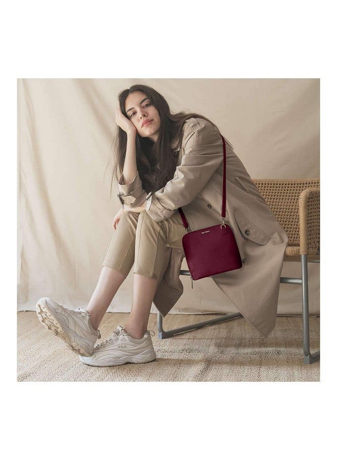 DailyObjects Trapeze Sling Crossbody Bag for Girls and Women | Made with Durable Vegan Leather Material | Carefully Handcrafted | Zip Closure | Adjustable and Detachable Straps | Multicolor - Image 3