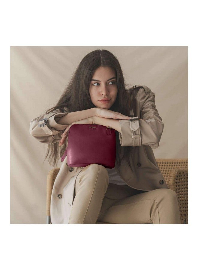 DailyObjects Trapeze Sling Crossbody Bag for Girls and Women | Made with Durable Vegan Leather Material | Carefully Handcrafted | Zip Closure | Adjustable and Detachable Straps | Multicolor - Image 2