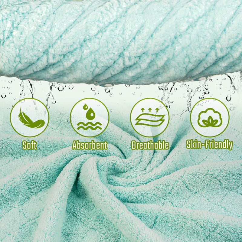 FUBANRAY Toddler Bath Towel Hooded Kids Towel Bath Baby Towels With Hood For Boy Girl 0-5 Years  2-Pack Soft Absorbent Baby Bath Towel Toddler Towels With Hood  Thick 50''X32'' Kids Hooded Towel For Toddlers - Image 3