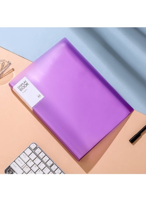 a4 Data Book Transparent Multi-layer Loose-leaf Folder pp Student Certificate Test Paper Storage Book File Pregnancy Test Score Folder