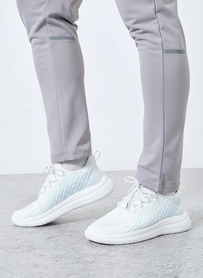 Take Two Take Two Textured Lace Up Sneakers