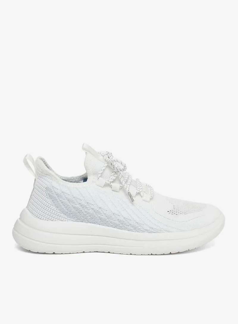 Take Two Styli Textured Lace Up Sneakers