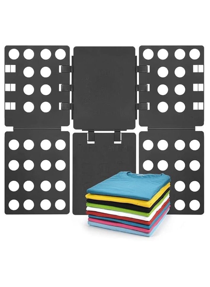 Shirt Folder Clothes Folding Board Laundry Room T Shirt Adjustable PP Plastic Folding Board Easy to Fold Clothes - Image 1