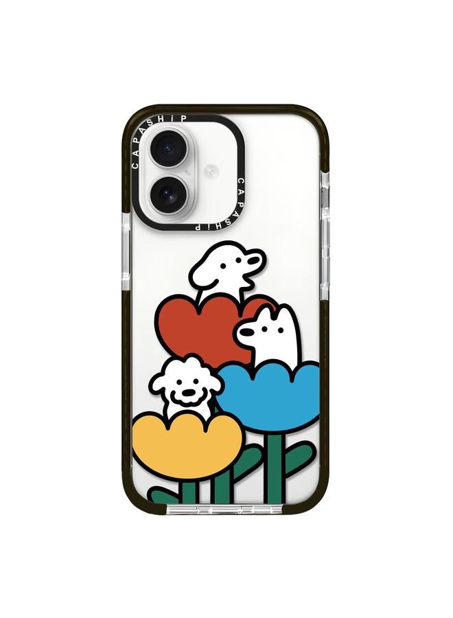 S-TOP Case For iPhone 16 Plus Simple Illustration Pattern Full Coverage Phone Case - Image 1