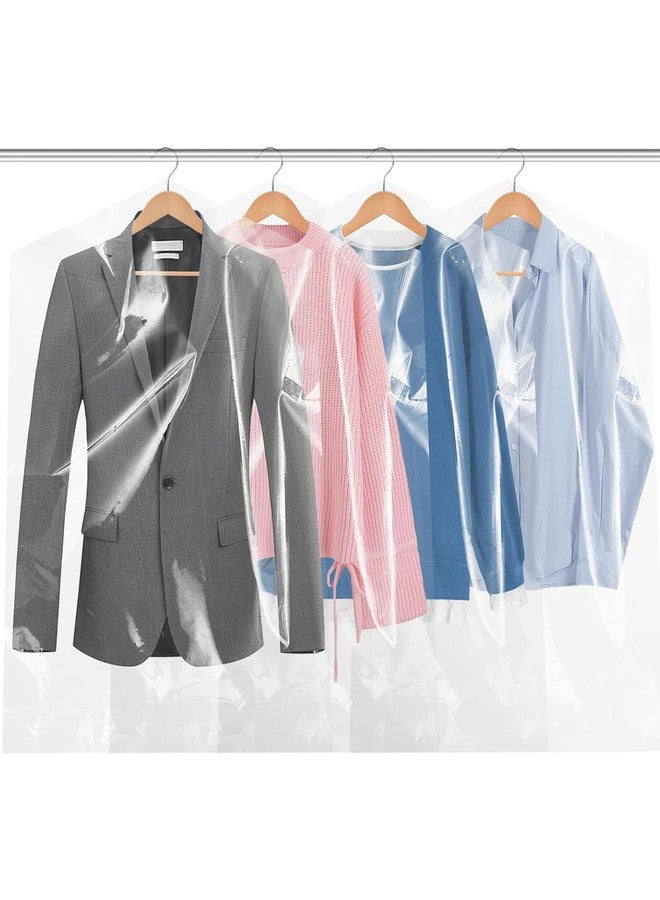 NUDFSY 30Pcs Transparent Bags, Covers For Clothes, Plastic Bags For Packing, Transparent Clothing Dustproof Cover, Universal Size 23.6 x 35.4 In, 10 cm , 10 cm , 0.5 cm - Image 1