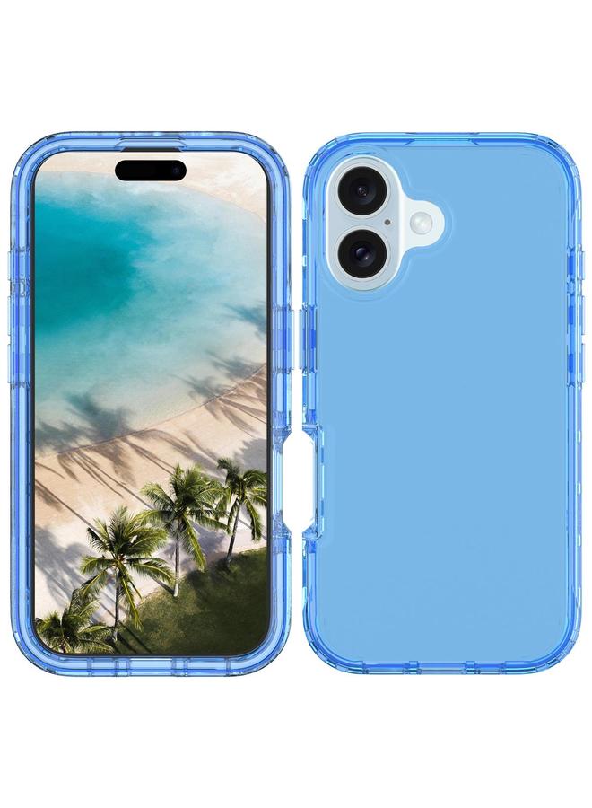 اس-توب جراب لهاتف iPhone 16 Plus مقاوم للصدمات شفاف متدرج مصنوع من مادة البولي كربونات + مادة TPU - Image 2