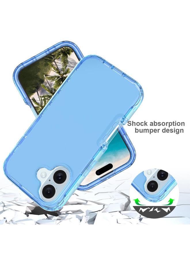 اس-توب جراب لهاتف iPhone 16 Plus مقاوم للصدمات شفاف متدرج مصنوع من مادة البولي كربونات + مادة TPU - Image 3