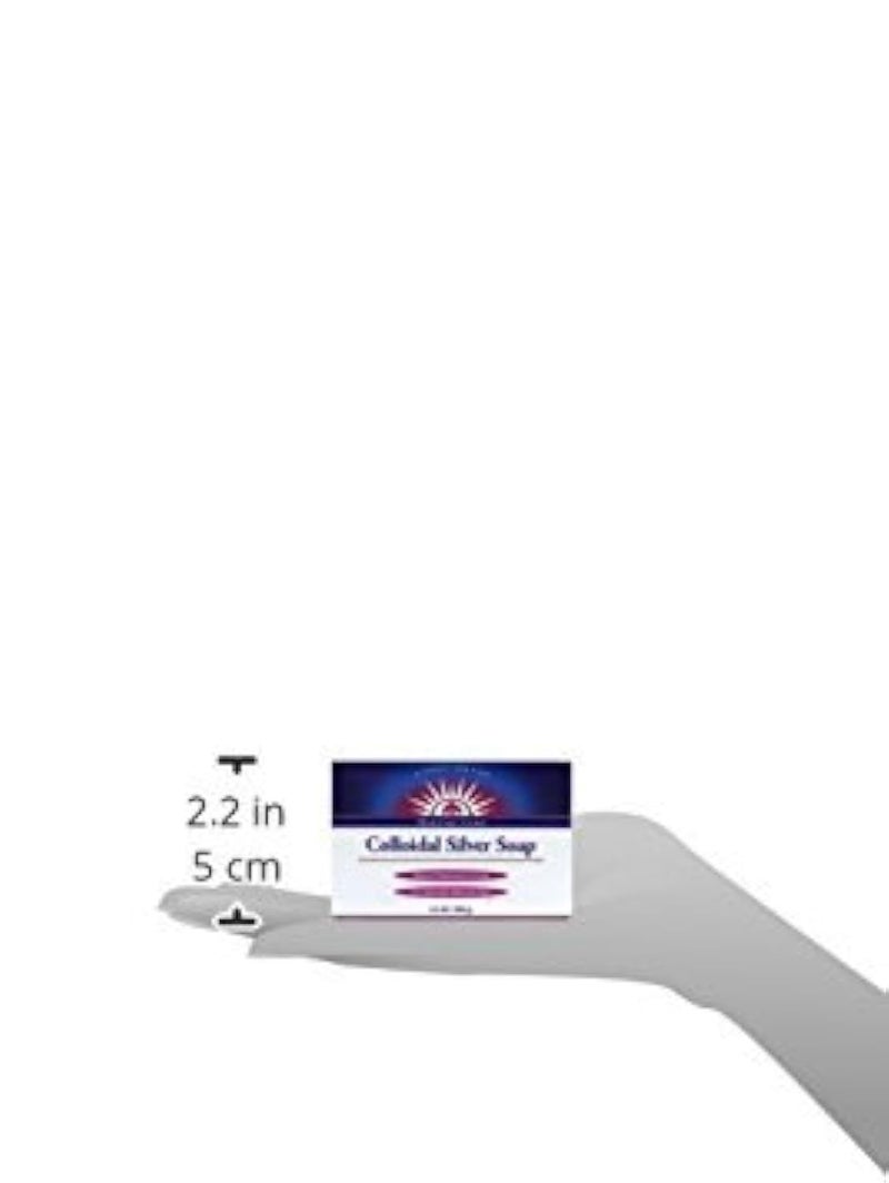 Heritage Store Bath Soap, Colloidal Silver, 3.5 Ounce - Image 2