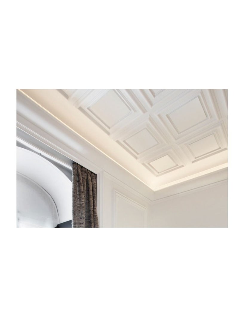 عالم نسيل نعلات اضاءة من مادة البوليسترين PS Skirtings - مقاس: 10*2*240 سم - كرتون - Image 3