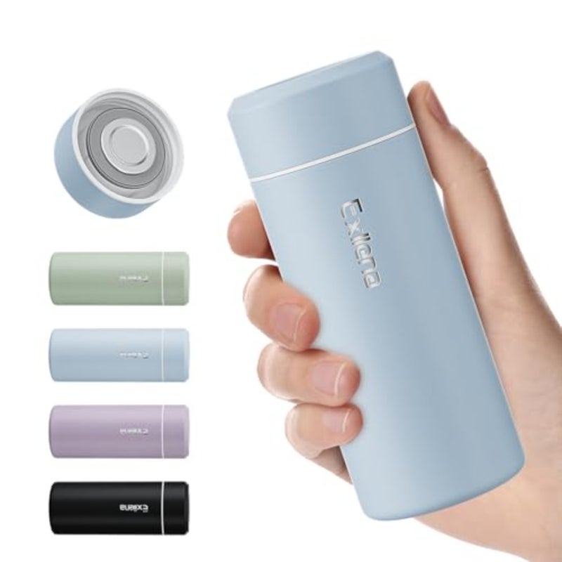 Upgraded Small Insulated Water Bottle/250ml Mini Insulated Water Bottle for Hot and Cold Drinks, Perfect Small Water Bottle for Travel, Purse - Image 1