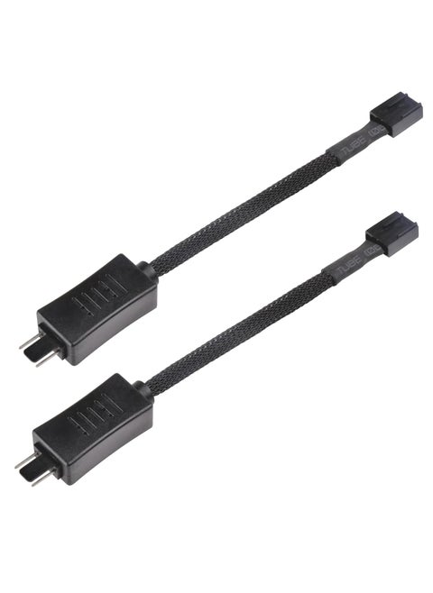 SilverStone Technology PWM Fan RPM Reduction Cable Dual Pack Black SSTCPF05
