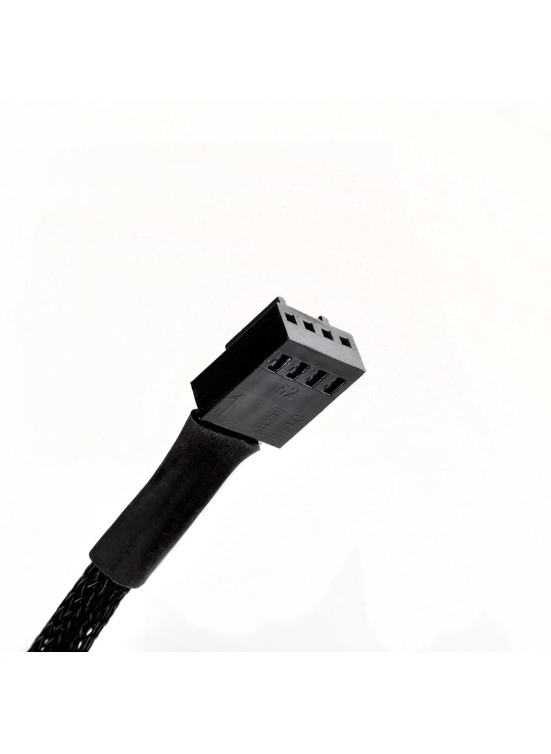SilverStone SilverStone Technology PWM Fan RPM Reduction Cable Dual Pack Black SSTCPF05  - Image 5