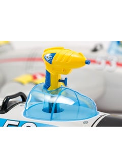 INTEX 57537NP-Inflatable Pool Float Water Gun Plane Ride-On 1.32x1.30m/52"x51", Blue  - Image 3