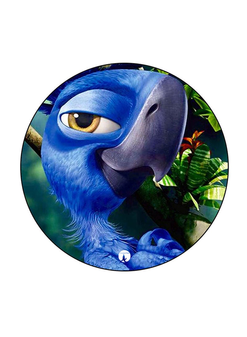 RKN Rio Printed Round Pin Badge Multicolour - Image 1