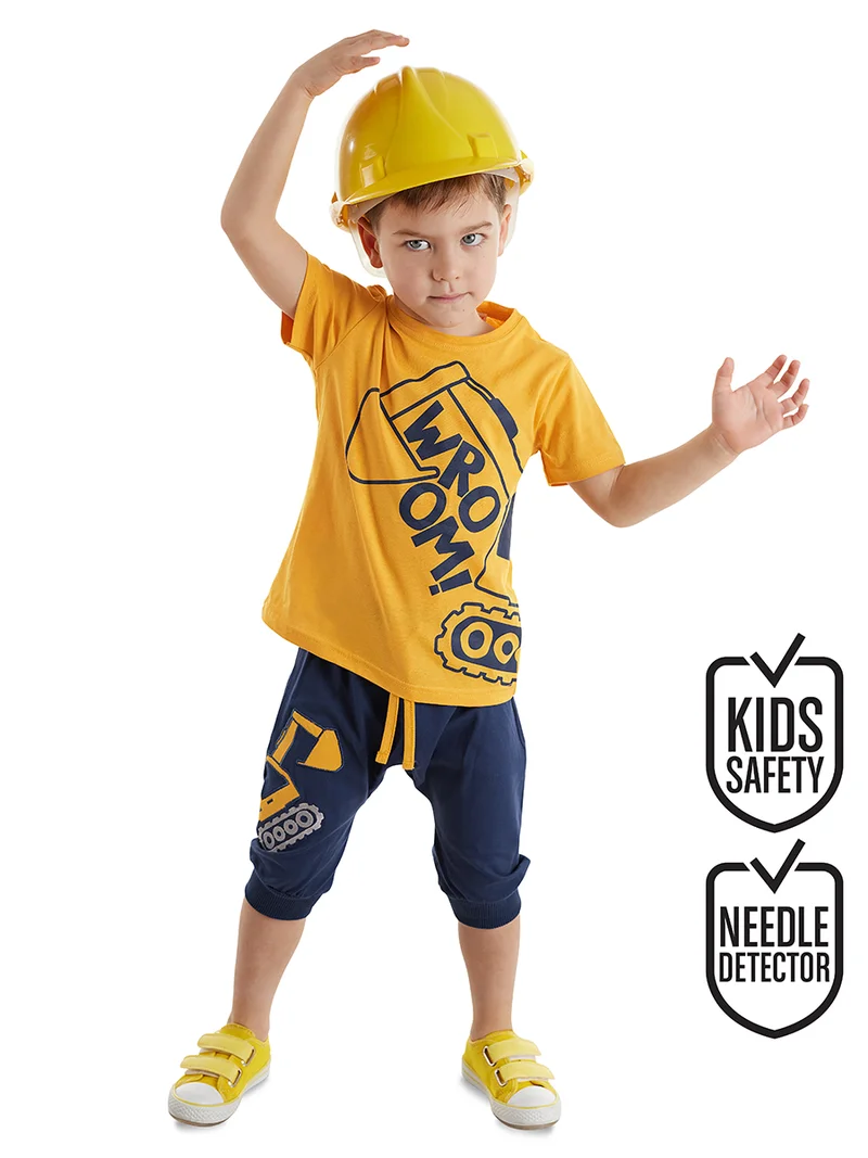 دينوكيدس طقم تي شيرت وبنطلون واسع للأطفال