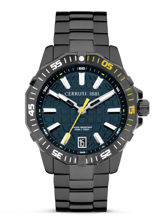 Cerruti Watch for Men - Blue Dial - 44 MM