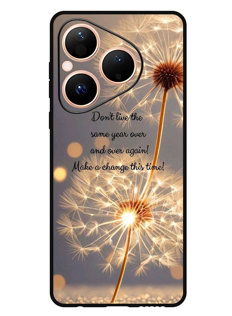 Theodor Case Compatible with Huawei Pura 80 6.6 Inch Protection Shockproof Bumper Cover Make a change - Image 1