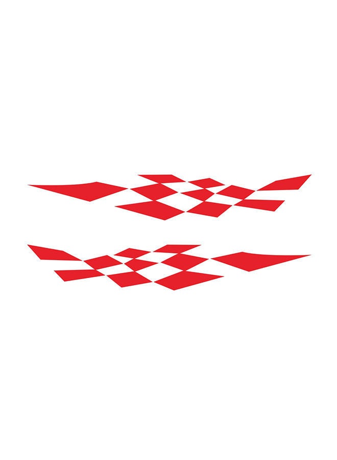 NIBEMINENT 2-Piece Racing Sport Auto Side Body Decal Stickers - Image 1