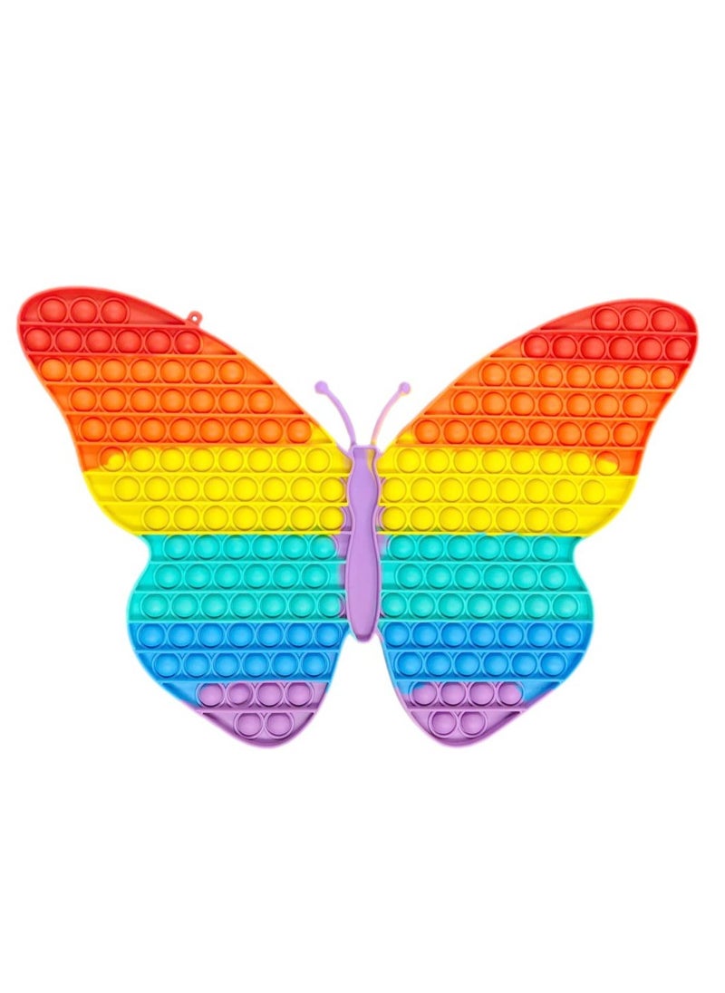 Prime by javaudan - Push Pop Bubble Sensory Fidget Toy Butterfly Shape 45X30 cm Random Colour - Image 1
