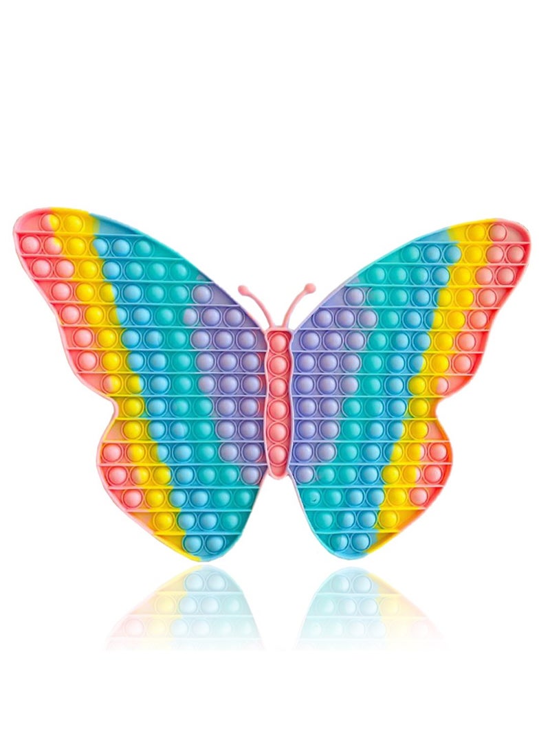 Prime by javaudan - Push Pop Bubble Sensory Fidget Toy Butterfly Shape 45X30 cm Random Colour - Image 1