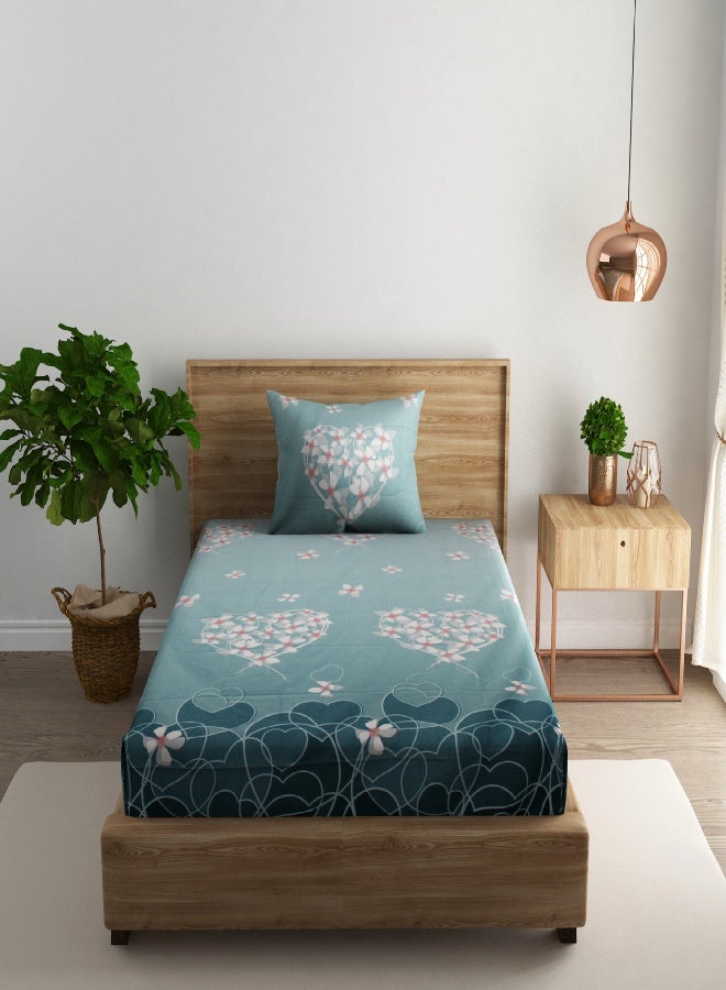 RISHAHOME 2-Piece Single Polyester Bedsheet Set with 1 Pillow Cover – Soft, Durable Premium Bedding - Image 2