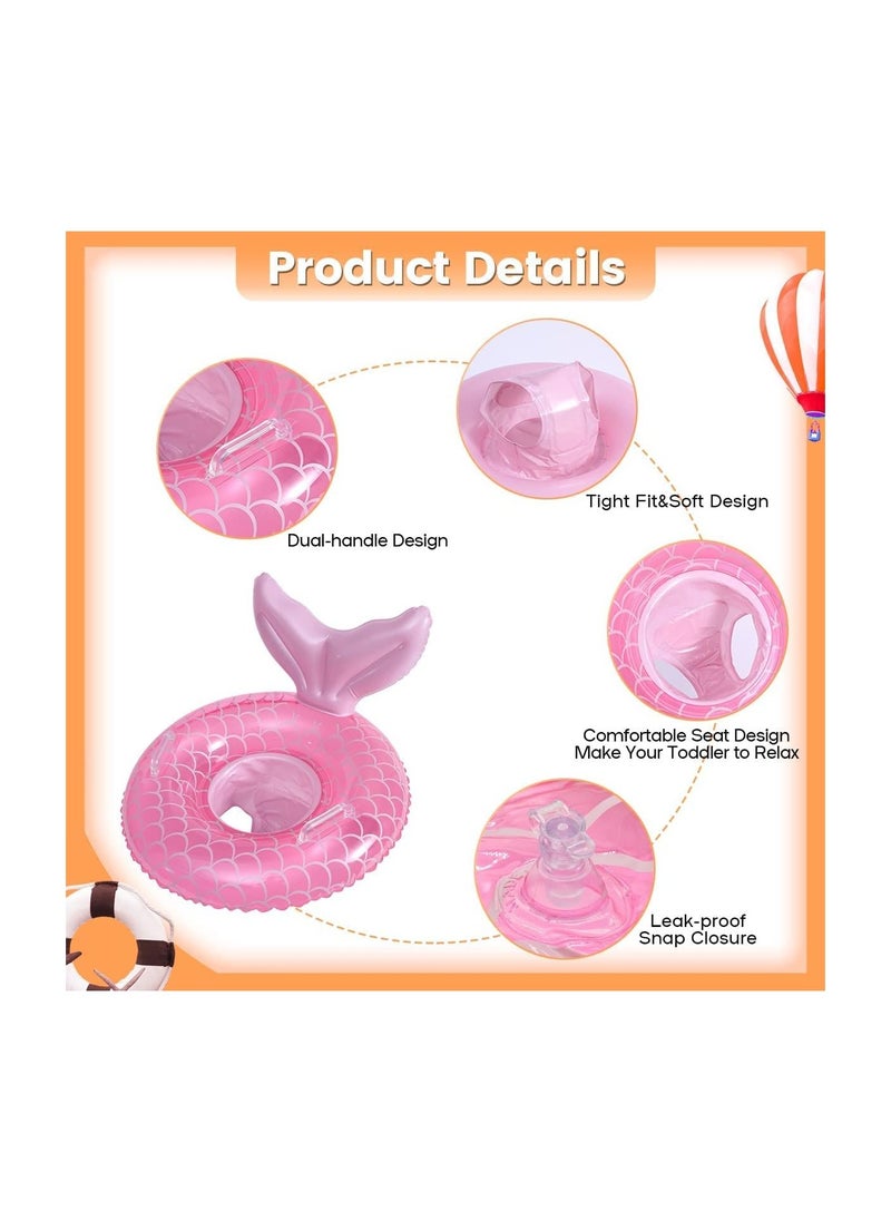 Y&D Baby Swimming Float Inflatable Swim Ring with Seat Trainer for Infant Toddler 6-36 Months Children Waist  - Image 4
