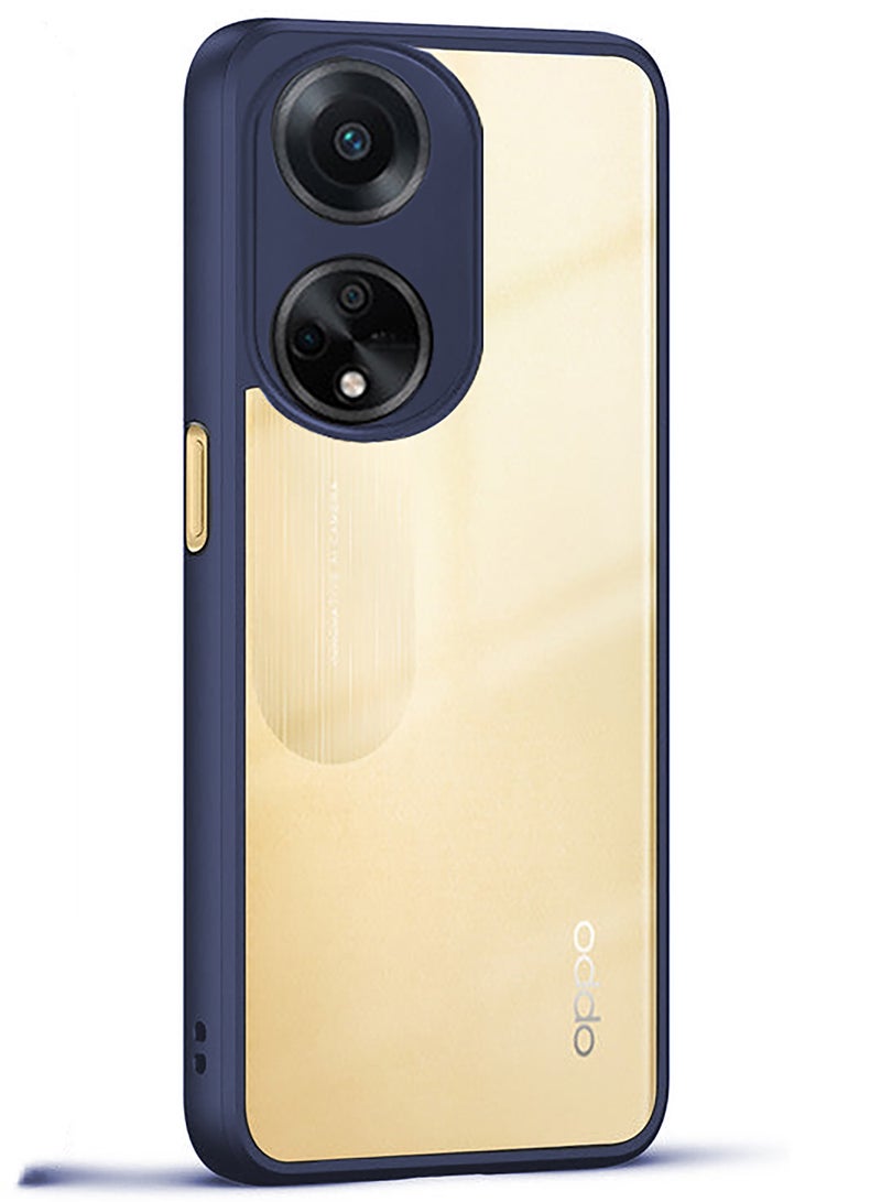 Bumper Protective Case for Oppo A1 5G/F23 5G/A98 5G Silicone TPU Bumper Ultra Durable Ultra-Safe Camera Optimum Solution (Blue) - Image 1