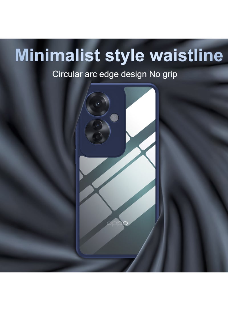 Bumper Protective Case for Oppo A1 5G/F23 5G/A98 5G Silicone TPU Bumper Ultra Durable Ultra-Safe Camera Optimum Solution (Blue) - Image 2