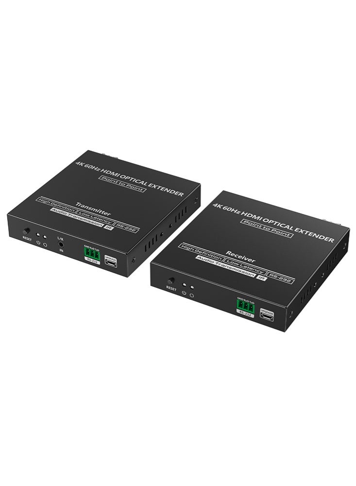 لينكينج ممدد HDMI ضوئي 40 كم بدقة 4K@60Hz نقطة إلى نقطة موديل LKV981 من Lenkeng - Image 1