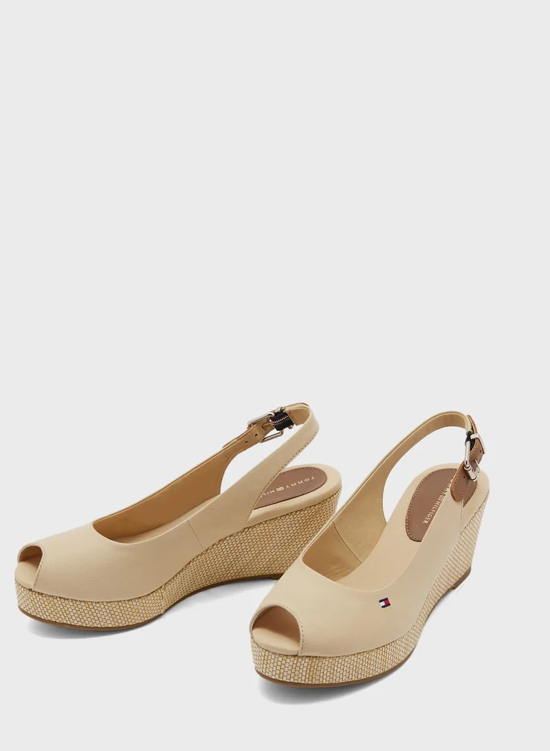 TOMMY HILFIGER Iconic Elba Wedge Sandals