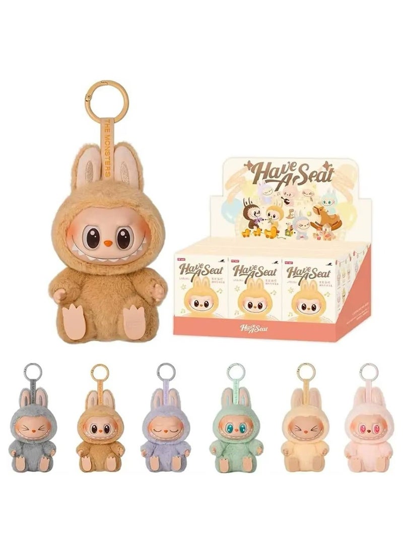 Box of The Labubu Monsters Second Generation - Random Design Action Figures Collectible, Blind Box , Set of 6PCS 