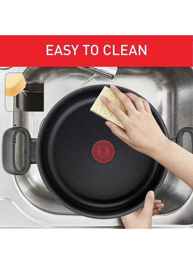 Tefal New G6 Tempo Flame  Dutch Oven 30 + SS Lid