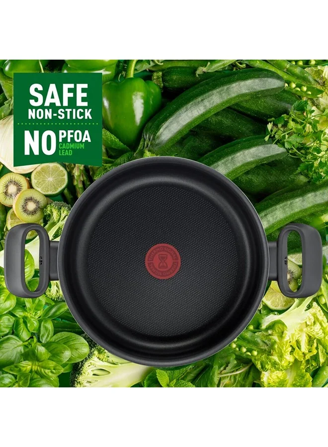 Tefal New G6 Tempo Flame  Dutch Oven 30 + SS Lid
