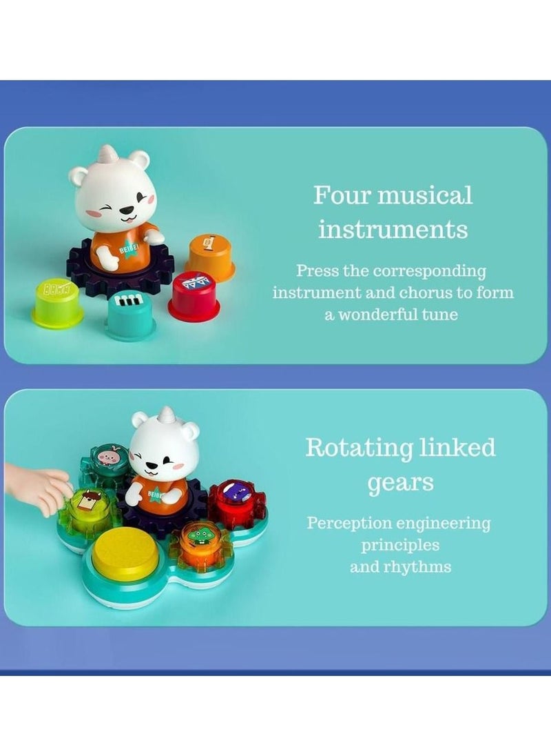 Hola Baby Toys Musical Drum Toy for 18+ Months