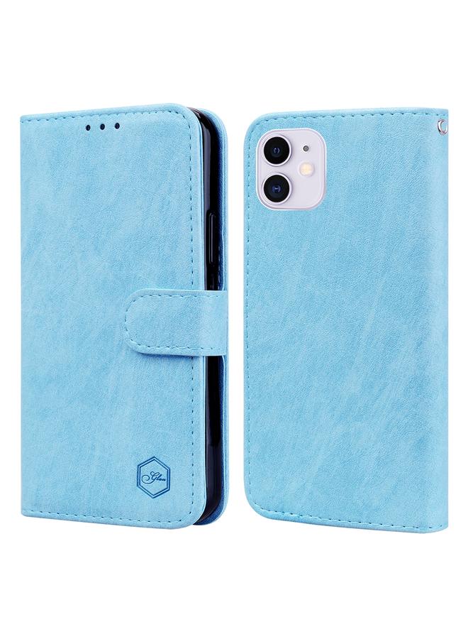 Zaboon Case For iPhone 11 Skin Feeling Oil Leather Texture PU + TPU Phone Case - Image 1