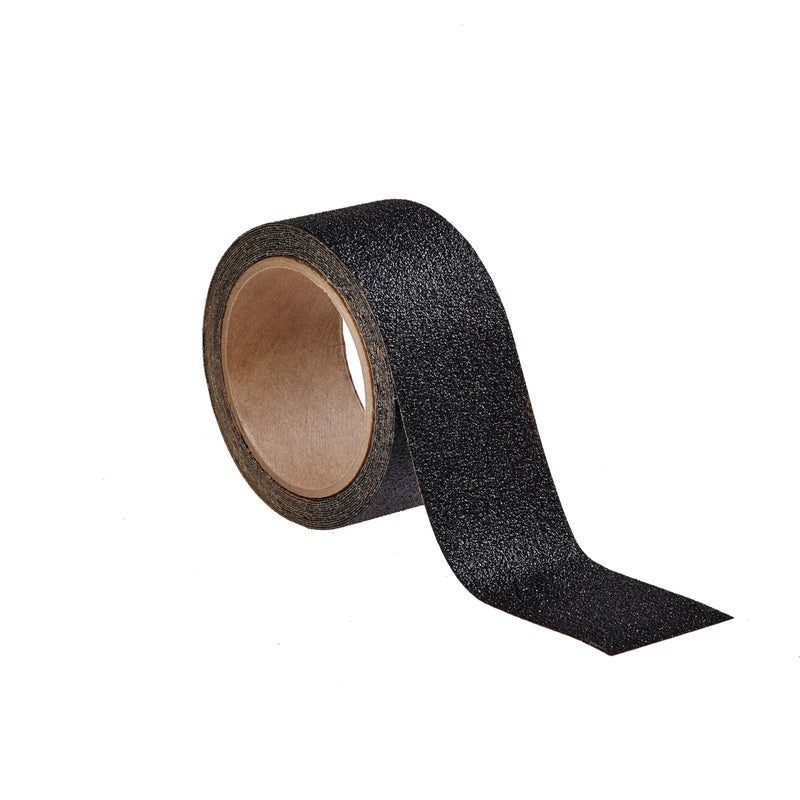 3M Safety-Walk Slip Resistant Tape, 2 in x 15 ft, Anti Slip Black Tape, Adhere Without Wrinkling, Curling, Tearing or Lifting, Self-Adhesive Backing For Quick & Easy Application, 1 Roll (610B-R2X180) - Image 2