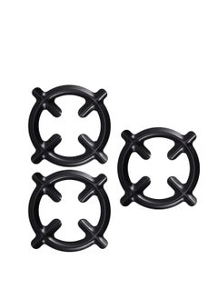 Moka Stove Stand  Pot Holder Coffee Pot Holder Gas Range Burner Grate Stove Rack Support for Kitchen Wok Milk Pot Pan 3Pcs