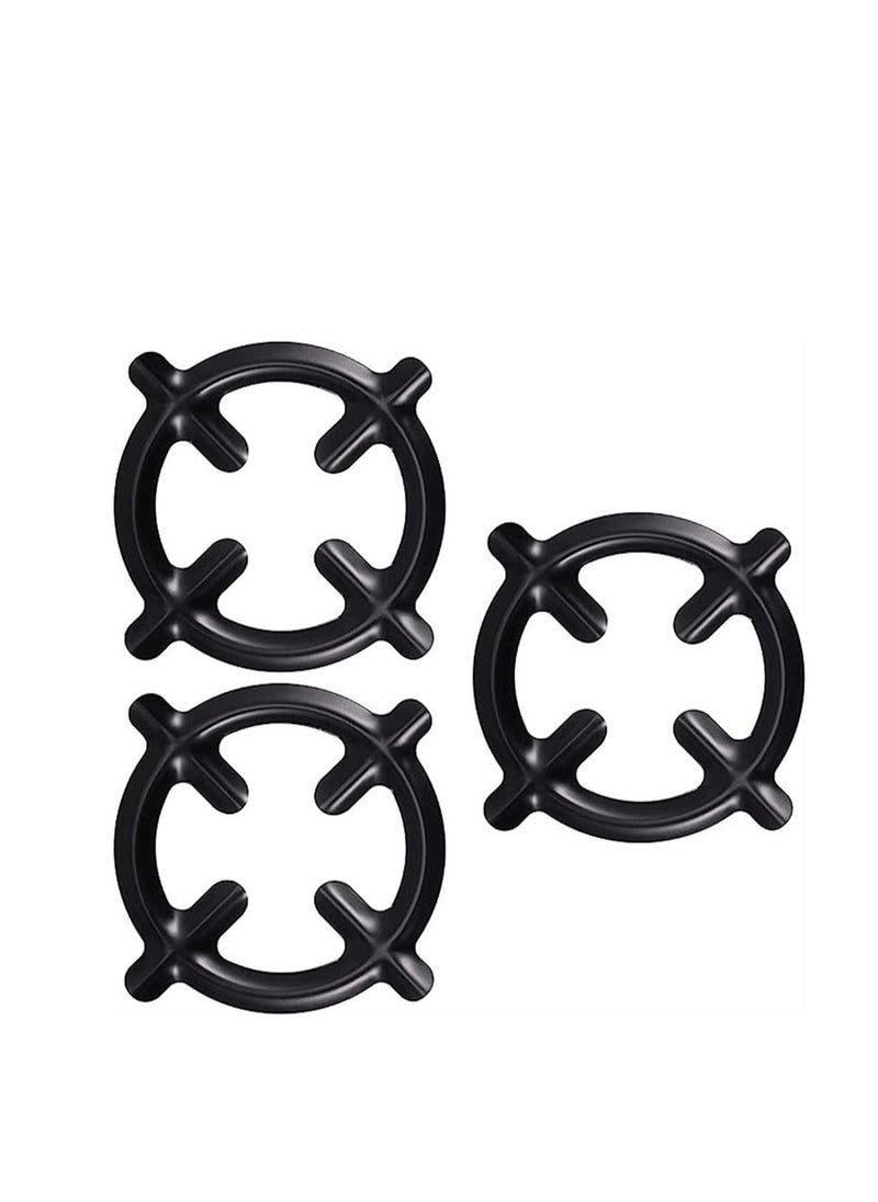 Generic - Moka Stove Stand  Pot Holder Coffee Pot Holder Gas Range Burner Grate Stove Rack Support for Kitchen Wok Milk Pot Pan 3Pcs - Image 1