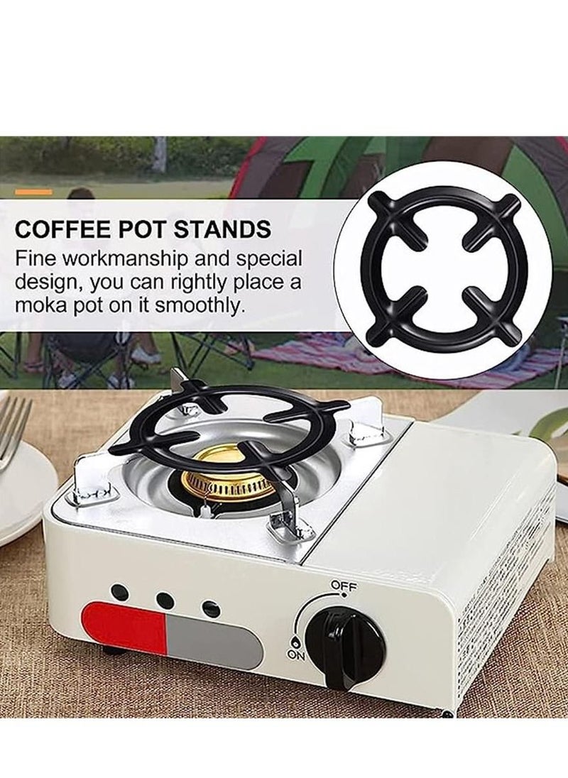 Generic - Moka Stove Stand  Pot Holder Coffee Pot Holder Gas Range Burner Grate Stove Rack Support for Kitchen Wok Milk Pot Pan 3Pcs - Image 1