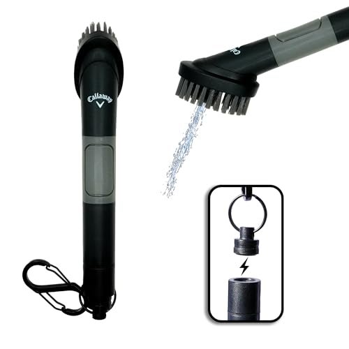 Callaway Golf H2GO Water Scrub Magnetic Club Brush QuickRelease Magnetic Spray Club Brush for Your Golf Clubs - Image 1
