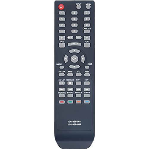 WINFLIKE EN-83804S Replace Remote Control for Sharp TV LC-32Q3180U LC-32Q3170U LC-32Q3100U LC-40Q307U LC-40Q3000U LC-40P3000U LC-43Q3000U LC-65Q6020U LC-Q3000U LC-30Q3000U EN-83804H - Image 1