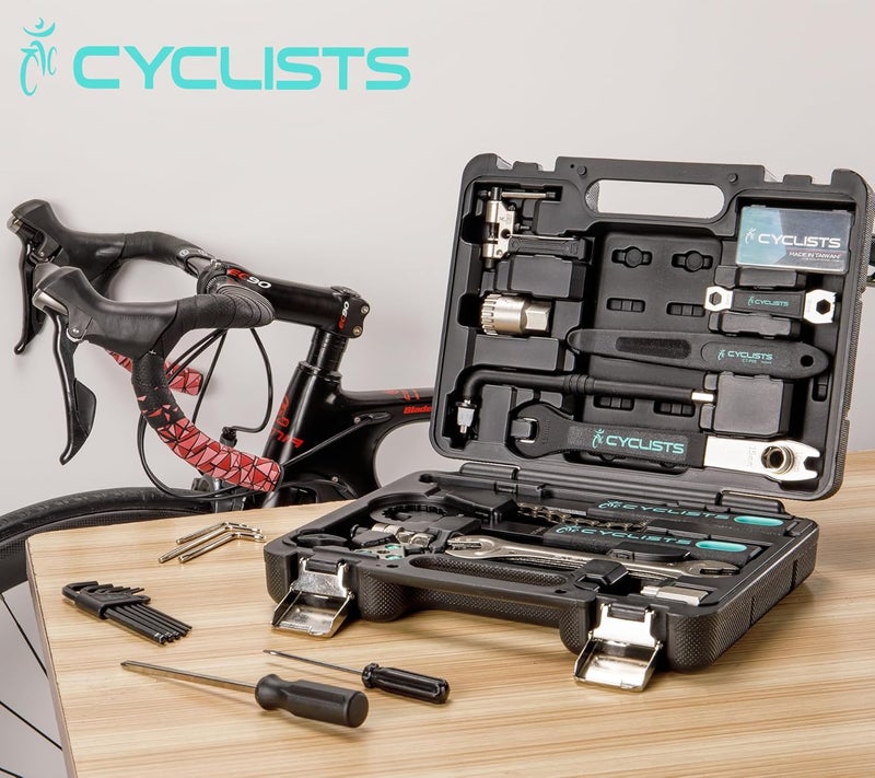 cyclists 22-Piece Bike Tool Kit with Storage Bag for Bicycle Maintenance - Image 5