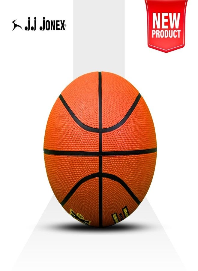 Jonex Rubber Basketball Outdoor Indoor Mens Basketball Ball Official Size 7 Game Basket Ball Training for Players (5) - Image 2