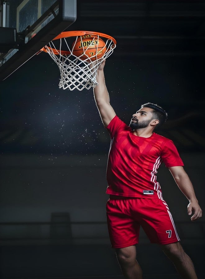 Jonex Rubber Basketball Outdoor Indoor Mens Basketball Ball Official Size 7 Game Basket Ball Training for Players (5) - Image 5