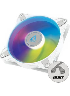 Arctic Arctıc P12 Pwm Pst A-Rgb 120MM 0-2200 Rpm 0db Semi Passive High Pressure Case Fan - White (AR-ACFAN00254A)  - Image 1