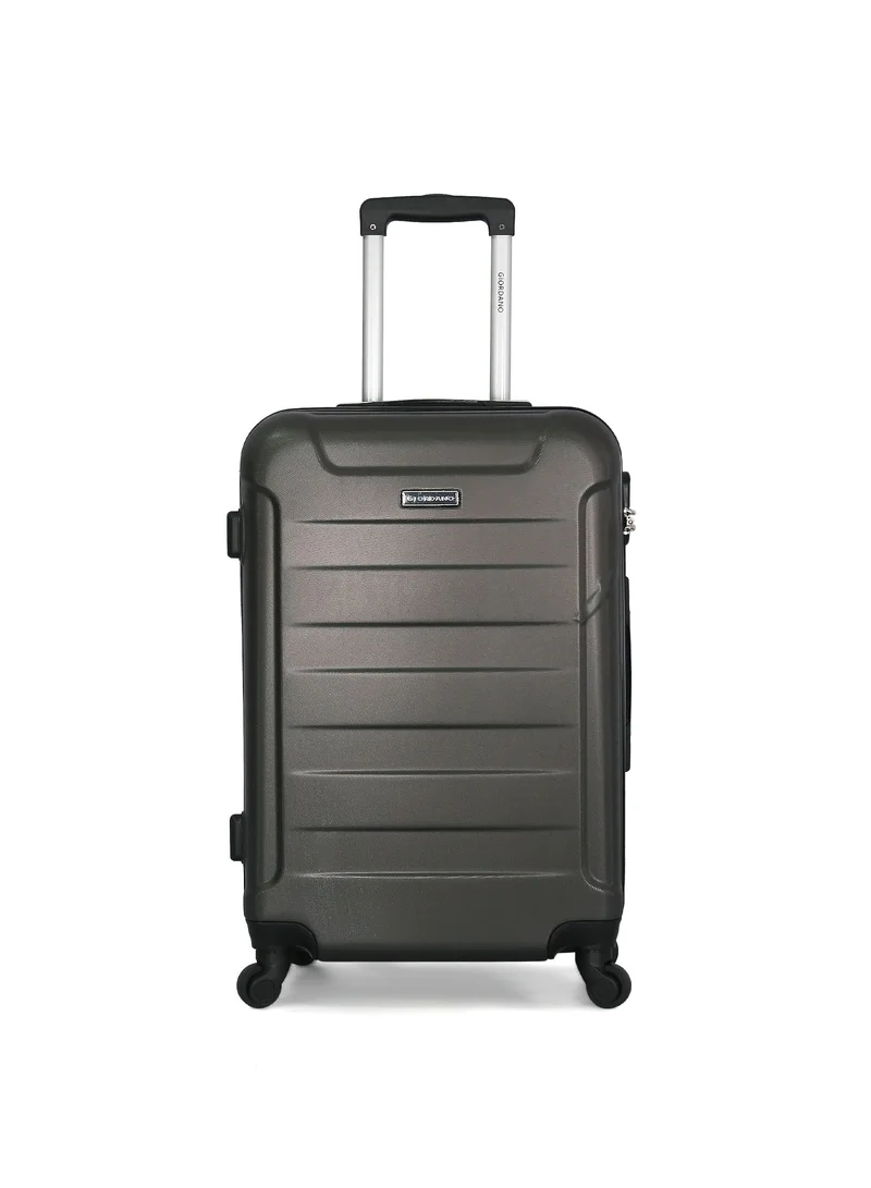 GIORDANO Giordano Trolley Bags 3 PCS Set Hardside Spinners,Charcoal