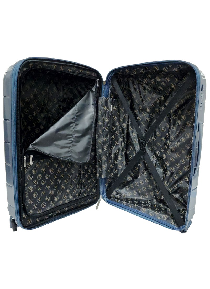 ROWER - Luggage Set – Travelling Hard Shell  Expandable Suitcase With Spinner Wheels & TSA 3 Digit Number Lock-Set of 4 Trolley Bags  (20/24/28/14 Inches) - Image 1