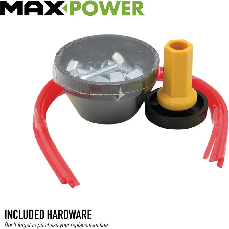 Maxpower 3317233 PivoTrim Universal Replacement Head, 3 x 3 (.080 - .095 IN) fits line sizes, Multicolor - Image 5